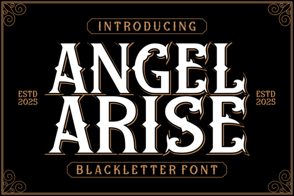 Angel Arise Typeface for Bold Digital Branding