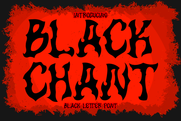 Black Chant Font for Bold Maker Branding