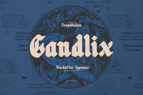 Candlix: A Modern Blackletter Typeface for Bold Brands