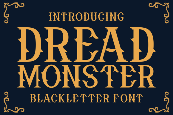 Dread Monster Font for Bold Web Design