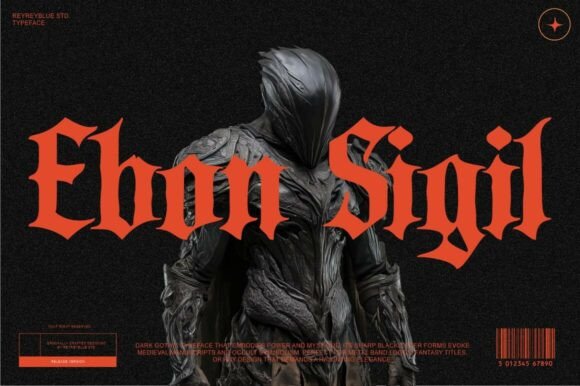 Ebon Sigil Typeface: A Bold Blackletter Review