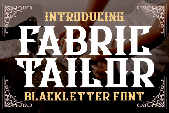 Fabric Tailor Font for Vintage Brand Identity