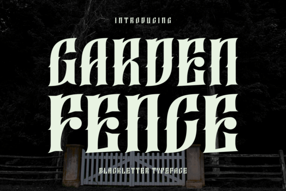Garden Fence Typeface for Bold Branding