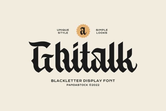 Ghitalk Typeface for Modern Branding
