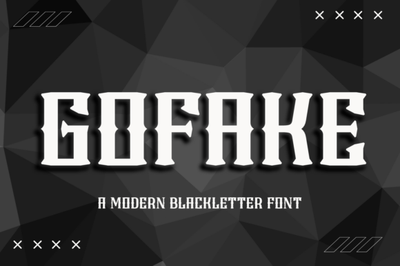 Gofake: Bold Blackletter Font for Modern Campaigns