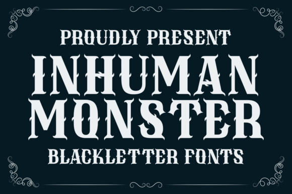 Inhuman Monster Typeface for Bold Branding