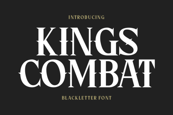 Kings Combat Font Review for Bold Branding