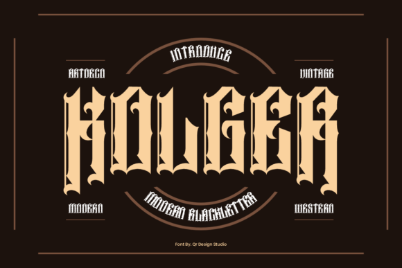 Kolger: A Modern Blackletter Font for Bold Branding