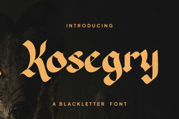 Kosegry Typeface for Bold Brand Identity