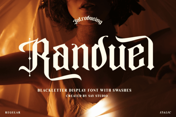 Randuel: A Bold Blackletter Font for Modern Design