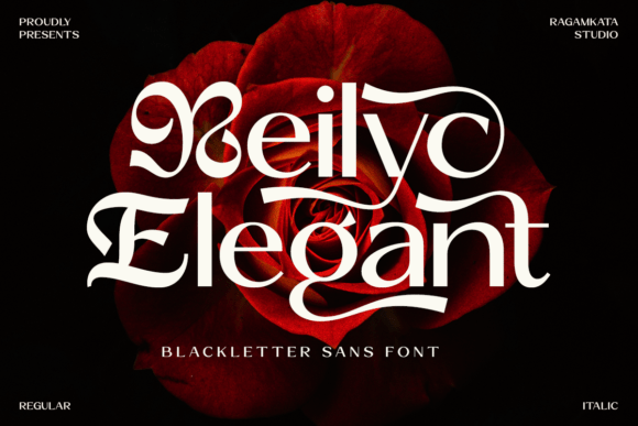 Reilyc Elegant Typeface for Editorial Design