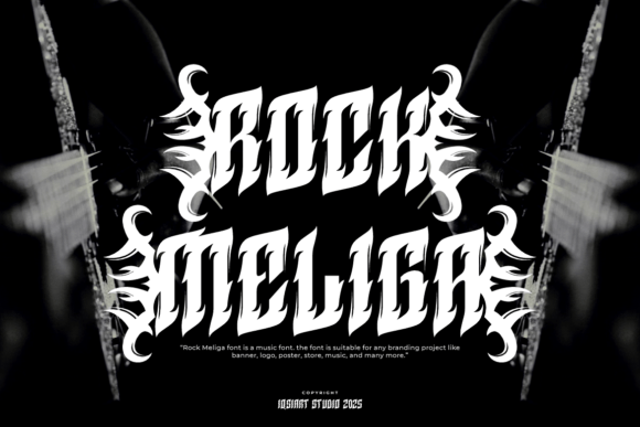 Rock Meliga: A Bold Blackletter Font for Editorial Design