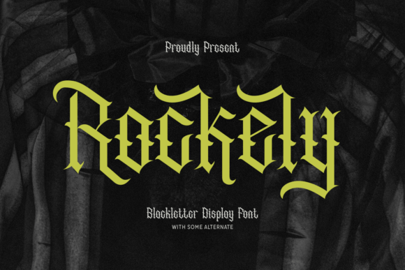 Rockely: A Modern Blackletter Font for Branding