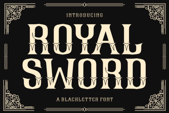 Royal Sword Typeface for Bold Campaigns