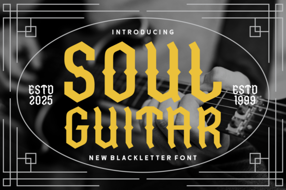 Soul Guitar Typeface for Bold Campaigns