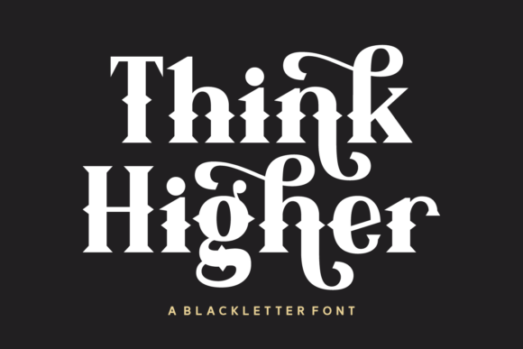 Think Higher Font for Premium Brand Identity