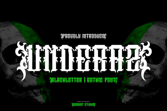 Underaz: A Bold Blackletter Typeface for Modern Brands