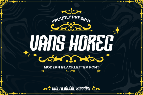 Vans Horeg Typeface for Elegant Editorial Design