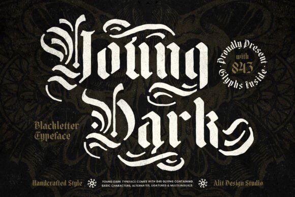 Young Dark Typeface for Bold Digital Branding