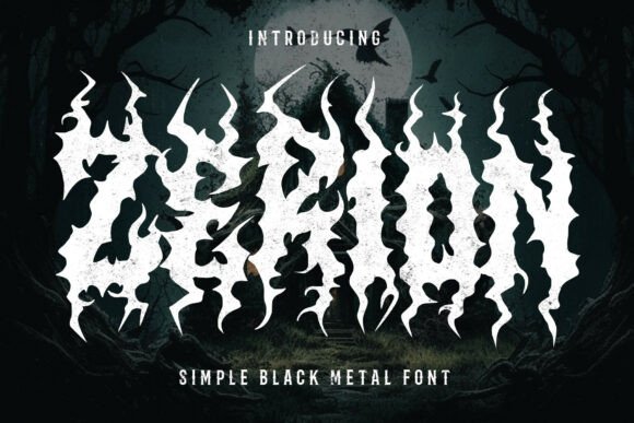 Zerion Blackletter Font for Bold Maker Designs